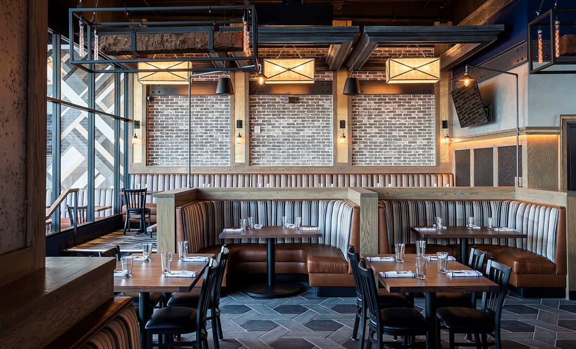 industrial chic restaurant remodel